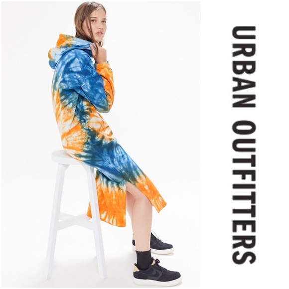 Urban Outfitters Dresses & Skirts - Urban Outfitters UO Oversized Tie-Dye Hoodie Dress